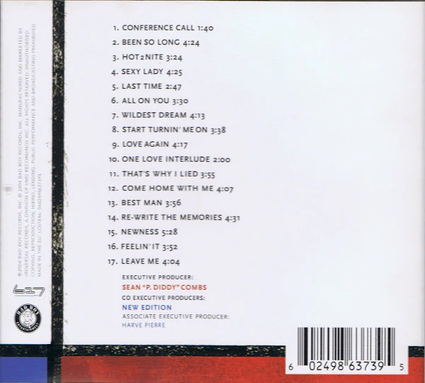 New Edition - One Love (CD, Album) - Image 2
