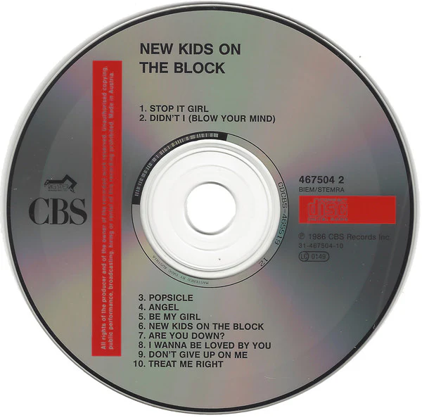 New Kids On The Block - New Kids On The Block (CD, Album, RE) - Image 3
