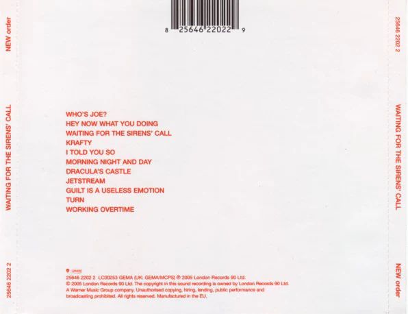 New Order - Waiting For The Sirens' Call (CD, Album) - Image 2