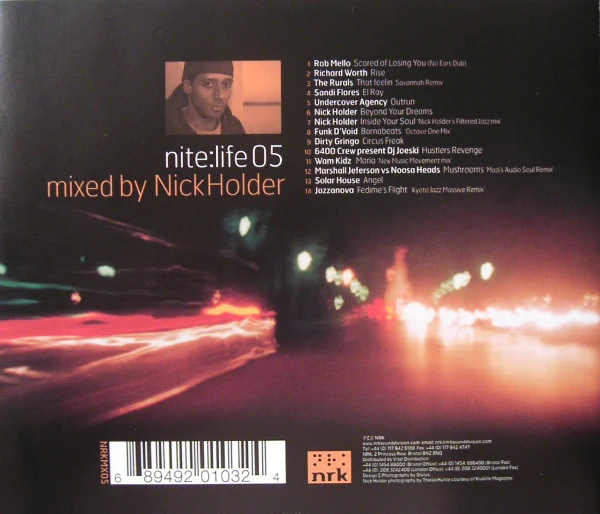Nick Holder - Nite:Life 05 (CD, Mixed) - Image 2