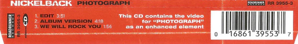 Nickelback - Photograph (CD, Single, Enh) - Image 2