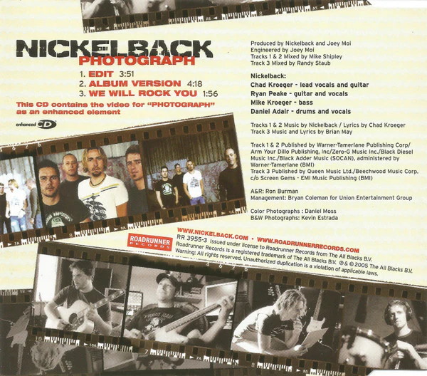 Nickelback - Photograph (CD, Single, Enh) - Image 4