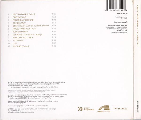 Niels Van Gogh - No Way Out (CD, Album) - Image 2