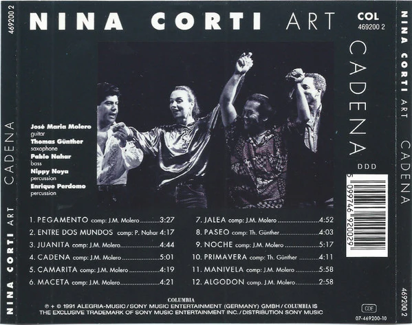 Nina Corti Art* - Cadena (CD, Album) - Image 3