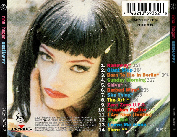 Nina Hagen - Bee Happy (CD, Album) - Image 2