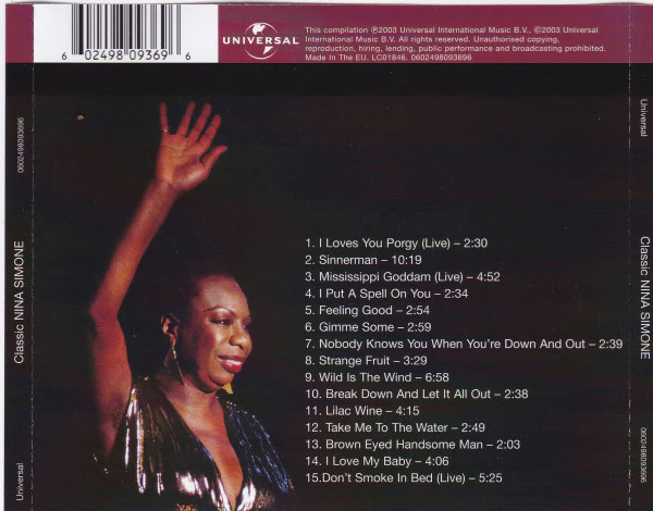 Nina Simone - Classic Nina Simone (CD, Comp, RE) - Image 2