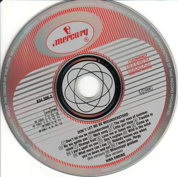 Nina Simone - Don't Let Me Be Misunderstood (CD, Comp, RE) - Image 4