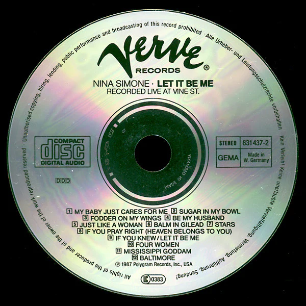 Nina Simone - Let It Be Me (CD, Album, RE) - Image 3