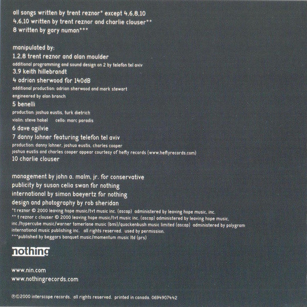 Nine Inch Nails - Things Falling Apart (CD, EP) - Image 5
