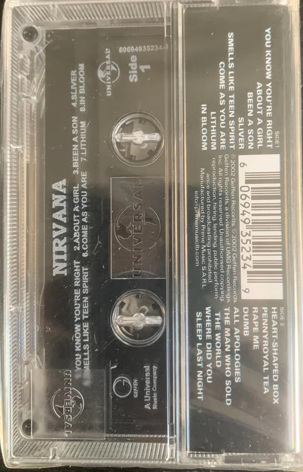 Nirvana - Nirvana (Cass, Album) - Image 2