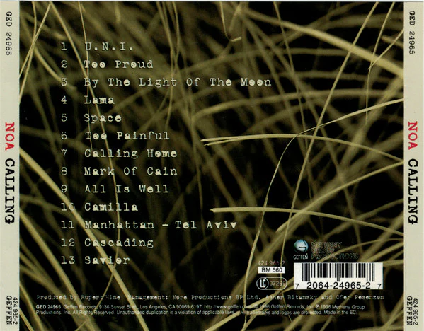 Noa - Calling (CD, Album, RE) - Image 2