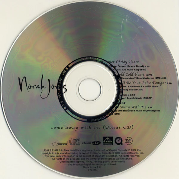 Norah Jones - Come Away With Me (CD, Album, O-C + CD, Enh, Ltd) - Image 5