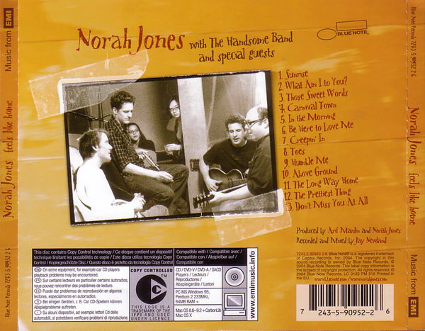 Norah Jones - Feels Like Home (CD, Album, Copy Prot.) - Image 2