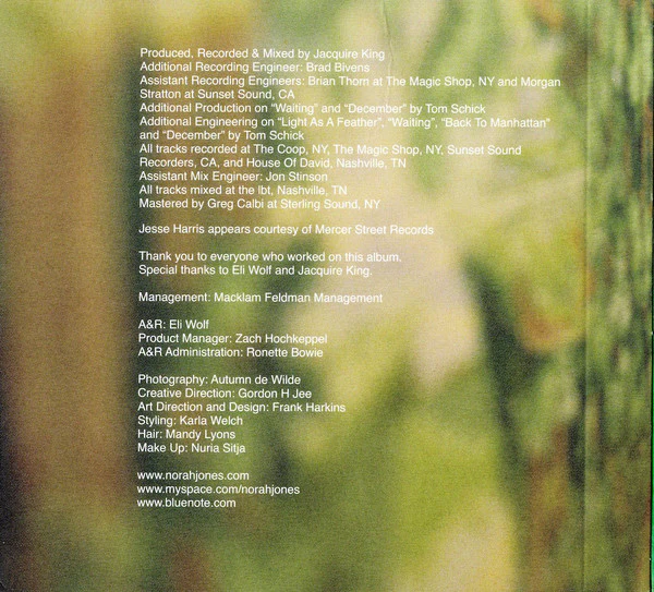 Norah Jones - The Fall (CD, Album, Gat) - Image 3