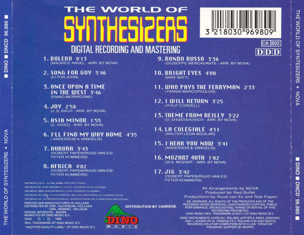 Nova - The World Of Synthesizers (CD, Album) - Image 2