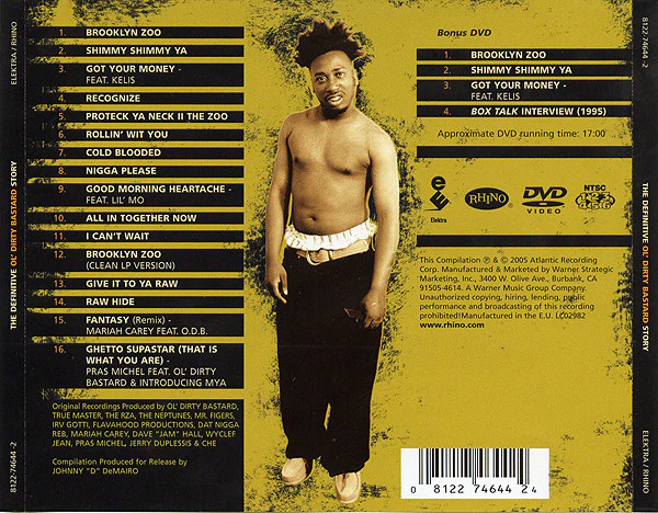 Ol' Dirty Bastard - The Definitive Ol' Dirty Bastard Story (CD, Comp + DVD, NTSC, Bon) - Image 2