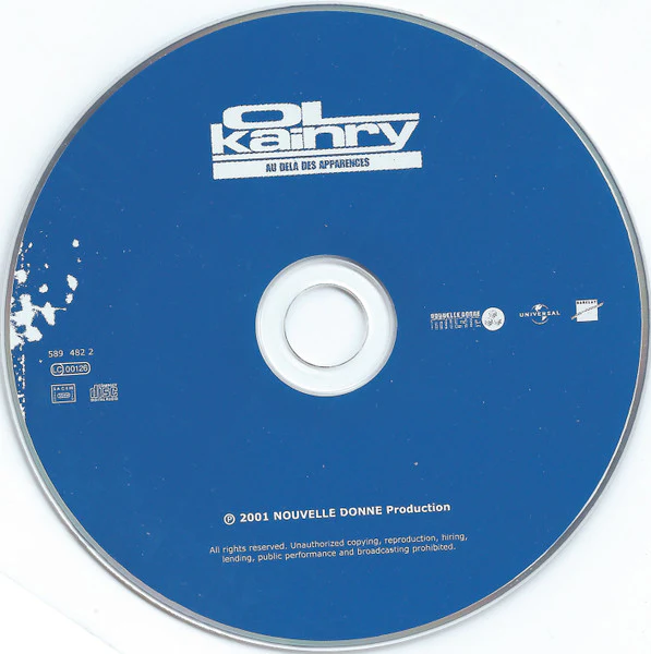 Ol' Kainry - Au Delà Des Apparences (CD, Album) - Image 3