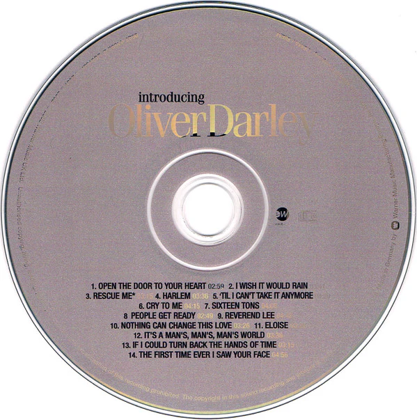 Oliver Darley - Introducing (CD, Album) - Image 4