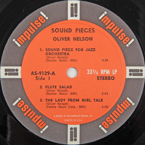 Oliver Nelson - Sound Pieces (LP, Album, Gat) - Image 5