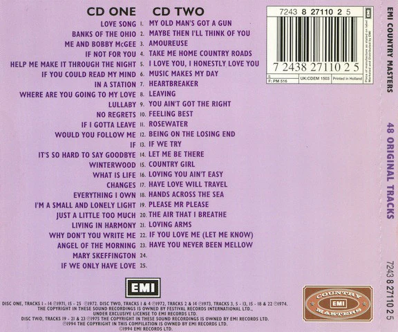 Olivia Newton-John - 48 Original Tracks (1971-1975) (2xCD, Album, Comp, RM) - Image 3