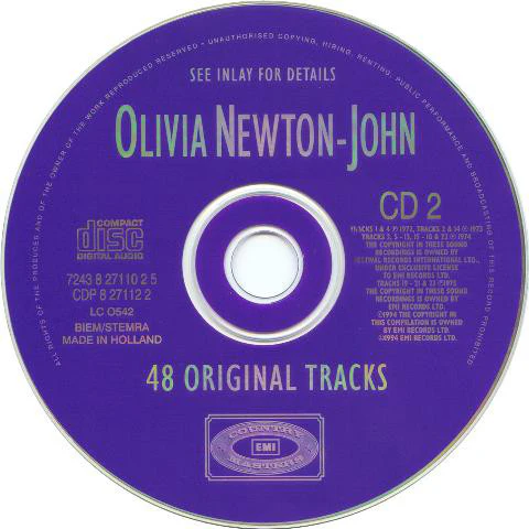 Olivia Newton-John - 48 Original Tracks (1971-1975) (2xCD, Album, Comp, RM) - Image 4