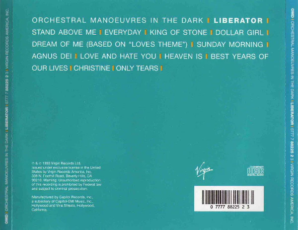 OMD* - Liberator (CD, Album) - Image 2