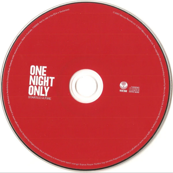 One Night Only - Started A Fire (CD, Album) - Image 2