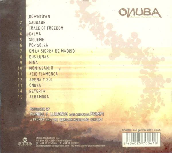 Onuba - Electronic Flamenco Fusion (CD, Album) - Image 2
