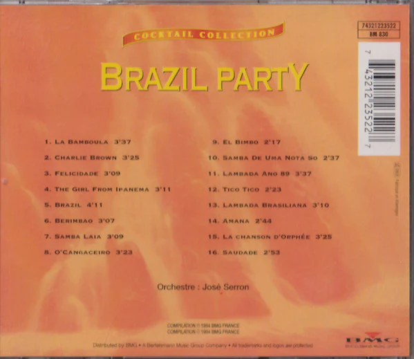 Orchestre José Serron - Brazil Party (CD) - Image 2