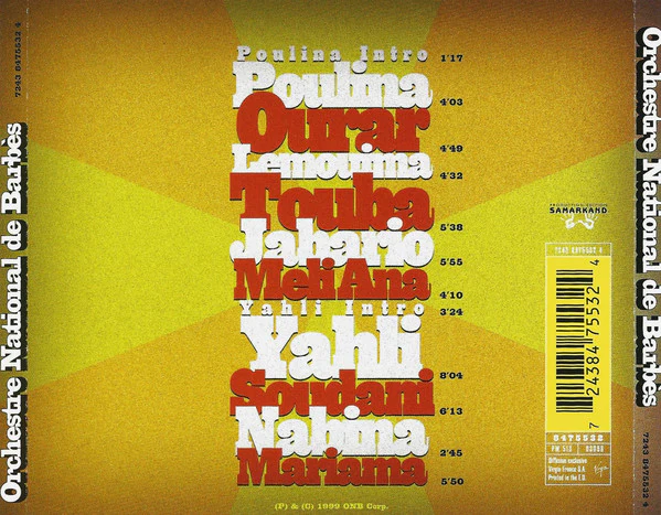 Orchestre National De Barbès - بولينة = Poulina (CD, Album) - Image 2