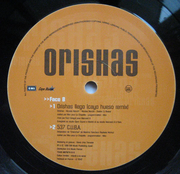 Orishas - Orishas Llego (10", Ltd, Promo) - Image 3