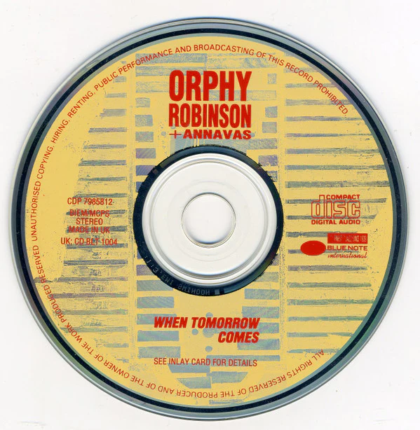 Orphy Robinson + Annavas - When Tomorrow Comes (CD, Album) - Image 3