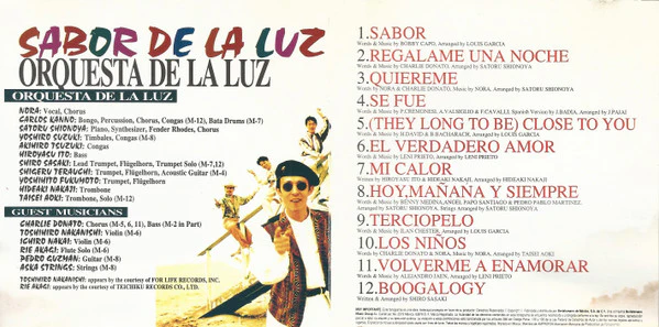 Orquesta De La Luz - Sabor De La Luz (CD) - Image 2