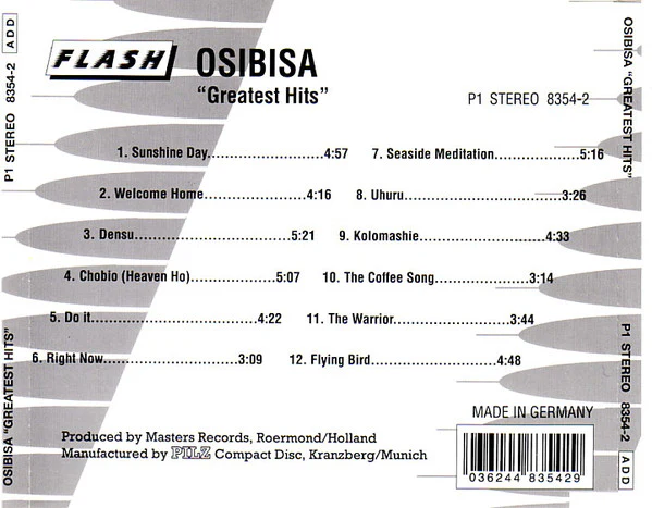 Osibisa - Greatest Hits (CD, Comp) - Image 2