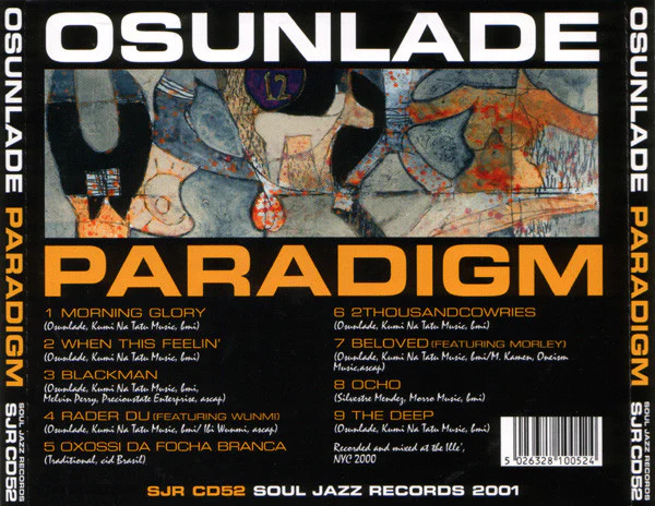 Osunlade - Paradigm (CD, Album, EMI) - Image 2