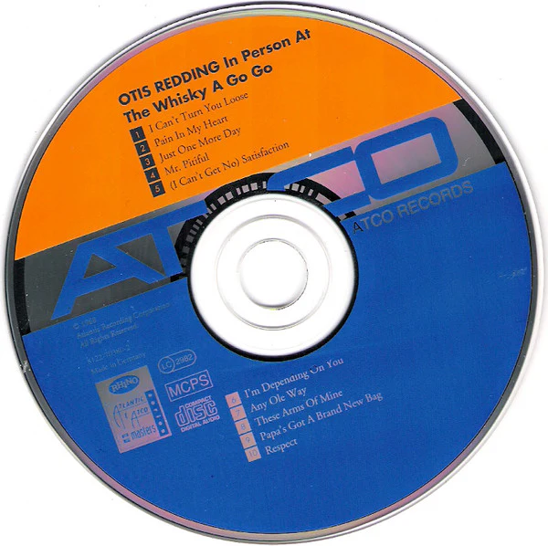 Otis Redding - In Person At The Whisky A Go Go (CD, Album, RE, RM) - Image 3