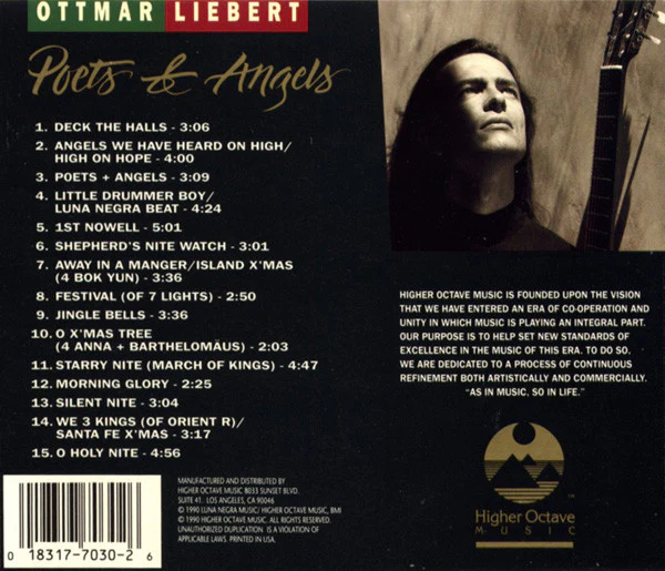 Ottmar Liebert - Poets & Angels (CD, Album) - Image 2