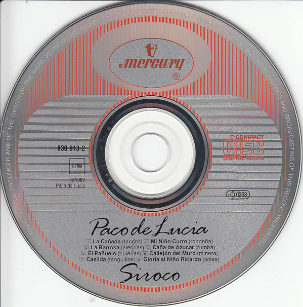 Paco De Lucia* - Siroco (CD, Album, RE) - Image 2