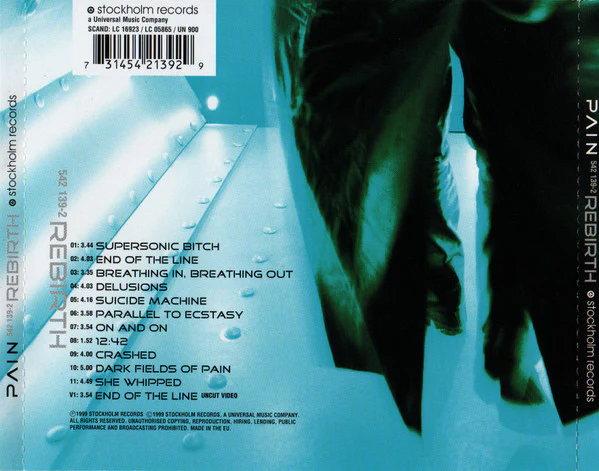Pain - Rebirth (CD, Album, Enh, RP) - Image 2