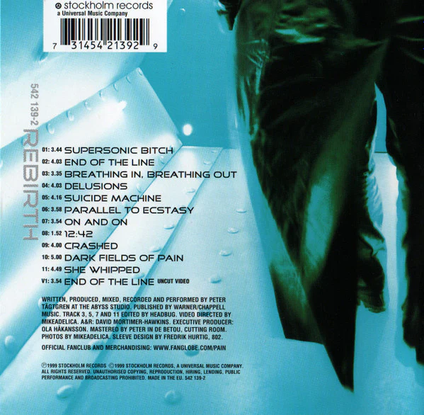 Pain - Rebirth (CD, Album, Enh, RP) - Image 4