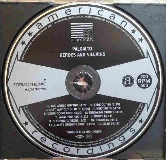 Paloalto - Heroes And Villains (CD, Album, Enh) - Image 3