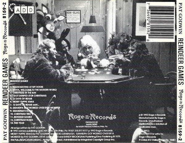 Pat Godwin - Reindeer Games (CD, Album) - Image 2