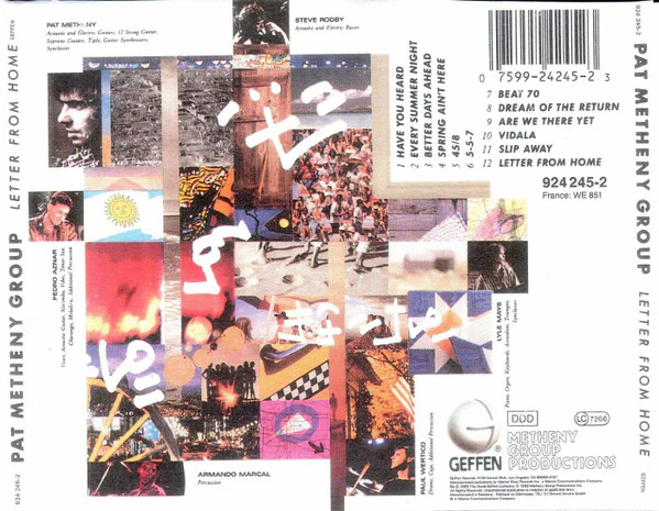 Pat Metheny Group - Letter From Home (CD, Album) - Image 2