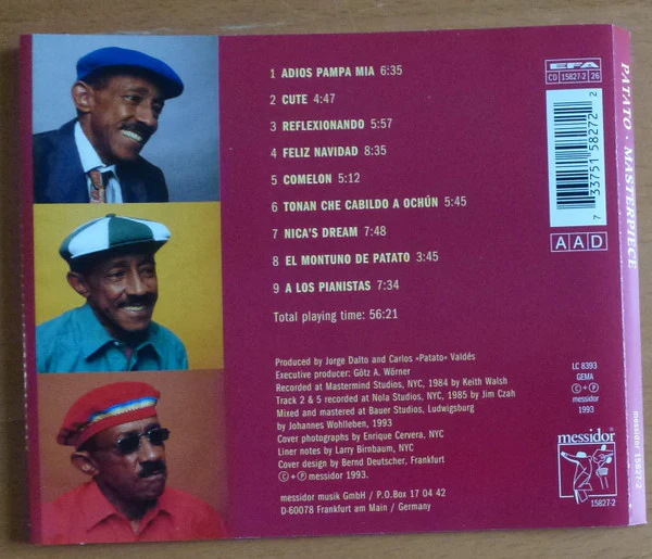 Patato* - Master Piece (CD, Album) - Image 2