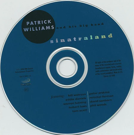 Patrick Williams And His Bigband* - Sinatraland (CD, Album) - Image 2