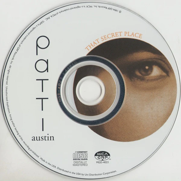 Patti Austin - That Secret Place (CD, Album) - Image 3