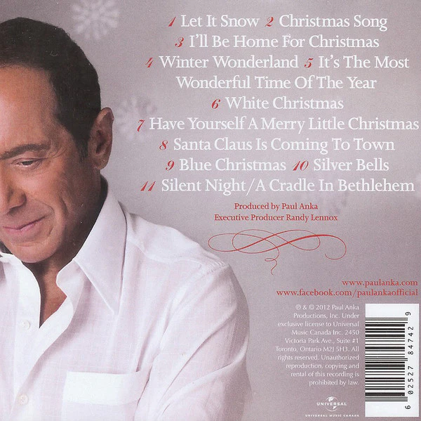 Paul Anka - Songs Of December (CD, Album) - Image 2