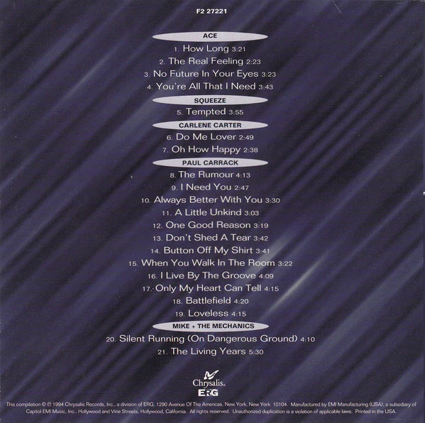 Paul Carrack - Twenty-One Good Reasons: The Paul Carrack Collection (CD, Album, Comp) - Image 4
