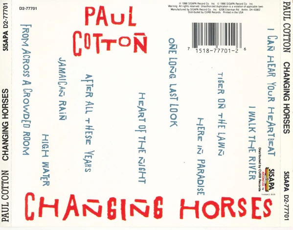 Paul Cotton - Changing Horses (CD, Album) - Image 2