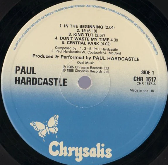 Paul Hardcastle - Paul Hardcastle (LP, Album) - Image 3